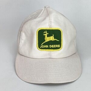 Vintage John Deere Mesh Back Snapback Trucker Hat‎ Patch Louisville USA